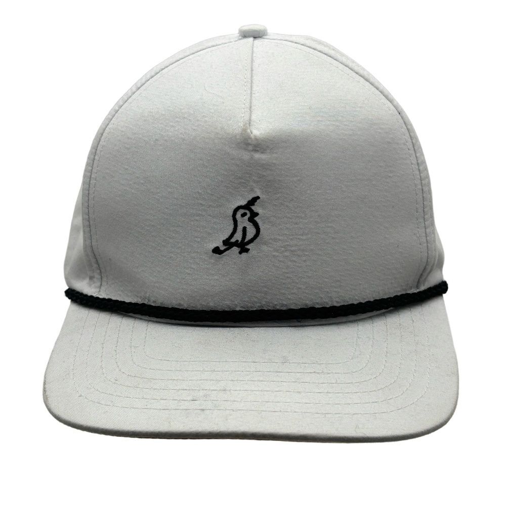 Birds On The Black Rope Cap Mens White Golf Dad Hat Embroidered Bird Logo Casual